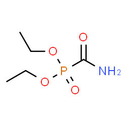 Carbamoylphosphonic acid diethyl ester structure