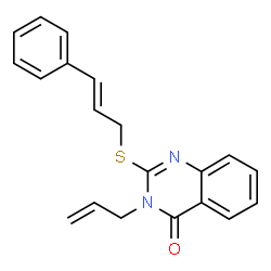 3-allyl-2-(cinnamylsulfanyl)-4(3H)-quinazolinone picture