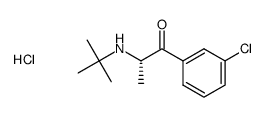 (S)-Bupropion hydrochloride Structure