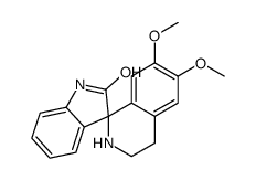 6',7'-dimethoxy-3',4'-dihydro-2'H-spiro[indole-3,1'-isoquinolin]-2(1H)-one Structure