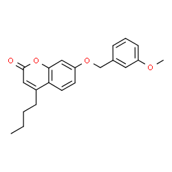 4-butyl-7-[(3-methoxyphenyl)methoxy]chromen-2-one picture