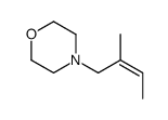 Morpholine,4-(2-methyl-2-butenyl)- (9CI) Structure