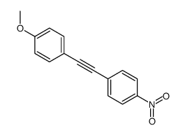 1-METHOXY-4-((4-NITROPHENYL)ETHYNYL)BENZENE Structure