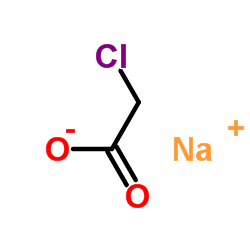 Sodium chloroacetate Structure