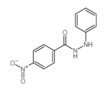 Benzoic acid, 4-nitro-,2-phenylhydrazide Structure