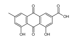 7-methyl rhein结构式