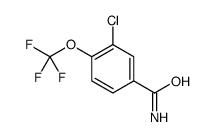 3-氯-4-三氟甲氧基苯甲酰胺结构式