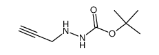 tert-butoxy-N-(prop-2-ynylamino)carboxamide Structure