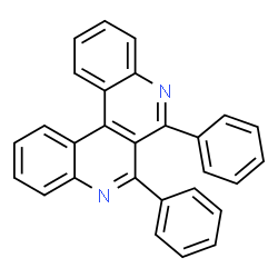 6,7-Diphenyldibenzo[c,f][2,7]naphthyridine Structure