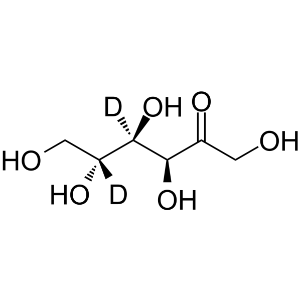 D-Fructose-d2-1 Structure