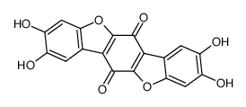 2,3,8,9-Tetrahydroxybenzo[1,2-b:4,5-b']bisbenzofuran-6,12-dione结构式