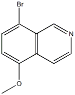 8-bromo-5-methoxyisoquinoline结构式