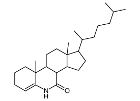 6-Azacholest-4-en-7-one结构式