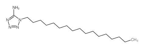 1H-Tetrazol-5-amine,1-heptadecyl- Structure