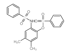 Benzenesulfonamide,N-[4,5-dimethyl-2-[(phenylsulfonyl)oxy]phenyl]- picture