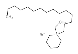 1-ETHYL-1-PENTADECYLPIPERIDINIUM BROMIDE Structure