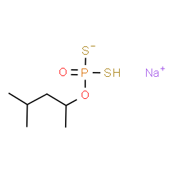 1,3-dimethylbutyl hydrogen phosphorodithioate, sodium salt结构式