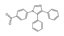 1-(4-nitrophenyl)-4,5-diphenylimidazole结构式