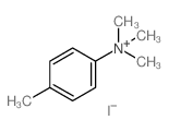 trimethyl-(4-methylphenyl)azanium结构式