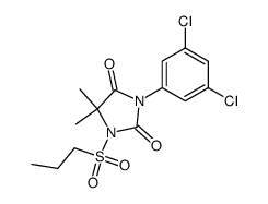 3-(3,5-dichloro-phenyl)-1-(propane-1-sulfonyl)-5,5-dimethyl-imidazolidine-2,4-dione Structure