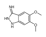 5,6-dimethoxy-1H-indazol-3-amine结构式