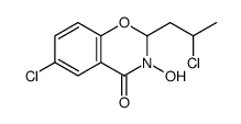 6-chloro-2-(2-chloropropyl)-2,3-dihydro-3-hydroxy-4H-1,3-benzoxazin-4-one picture