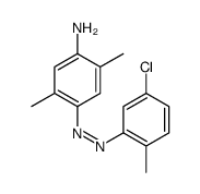 4-[(5-chloro-2-methylphenyl)diazenyl]-2,5-dimethylaniline结构式