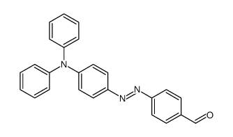 4-[[4-(N-phenylanilino)phenyl]diazenyl]benzaldehyde Structure