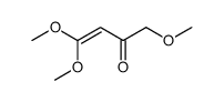 1,4,4-trimethoxy-but-3-en-2-one结构式