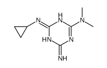 4-N-cyclopropyl-2-N,2-N-dimethyl-1,3,5-triazine-2,4,6-triamine结构式