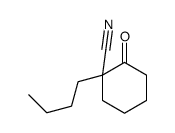 1-butyl-2-oxocyclohexane-1-carbonitrile结构式