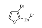 3-bromo-2-thienylzinc bromide structure