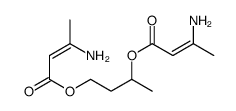 1-methylpropane-1,3-diyl bis(3-aminobut-2-enoate)结构式