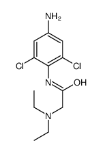 4'-Amino-2',6'-dichloro-2-(diethylamino)acetanilide结构式