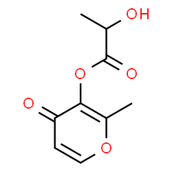 2-methyl-4-oxo-4H-pyran-3-yl lactate结构式