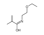 N-(2-ethoxyethyl)-2-methylprop-2-enamide Structure