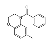 (6-methyl-2,3-dihydro-1,4-benzoxazin-4-yl)-phenylmethanone结构式