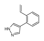 2-(4-Pyrazolyl)styrene Structure