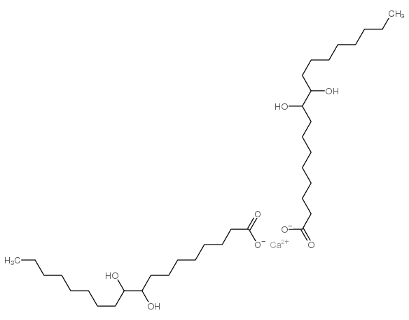 calcium bis(9,10-dihydroxystearate)结构式