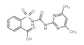 甲嘧磺隆结构式