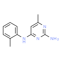 2,4-Pyrimidinediamine,6-methyl-N4-(2-methylphenyl)-(9CI) structure