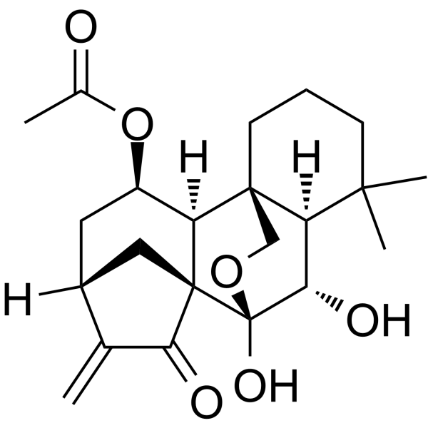 长管贝壳杉素 E结构式