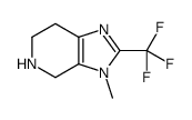 3H-Imidazo[4,5-c]pyridine,4,5,6,7-tetrahydro-3-methyl-2-(trifluoromethyl)-(9CI) structure