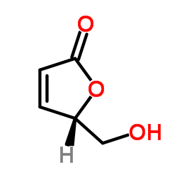 (S)-(-)-5-羟甲基-2(5H)-呋喃酮结构式