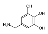 1,2,3-Benzenetriol, 5-(aminomethyl)- Structure