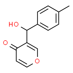 4H-Pyran-4-one,3-[hydroxy(4-methylphenyl)methyl]-(9CI)结构式