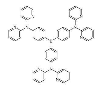 N-[4-bis[4-(dipyridin-2-ylamino)phenyl]boranylphenyl]-N-pyridin-2-ylpyridin-2-amine Structure