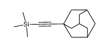 1-adamantyl-2-trimethylsilylethyne Structure