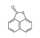 (+)-naphtho[1,8-cd]-1,2-dithiole 1-oxide Structure