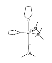 ((methyl)3SiCH2)3Er(tetrahydrofuran)2结构式